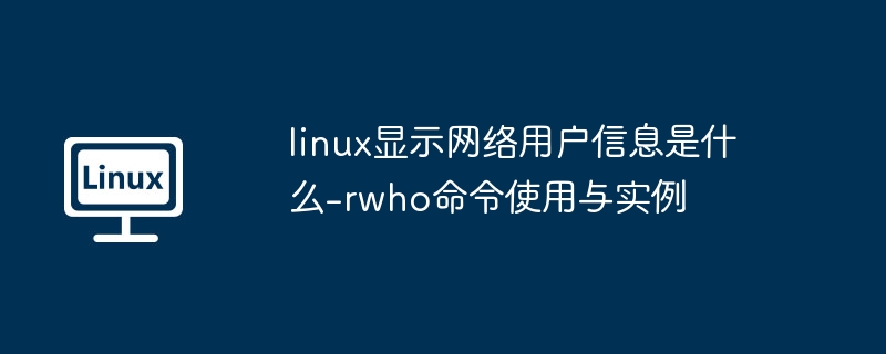 RWHO命令使用教程与用户查看实例