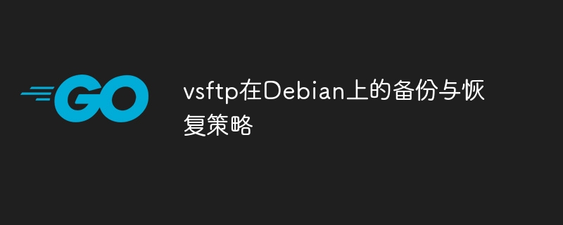 vsftp在Debian上的备份与恢复策略
