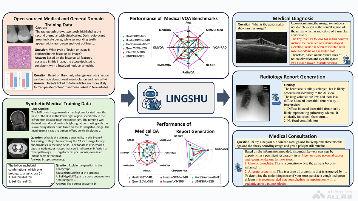 阿里推出医疗多模态语言模型Lingshu