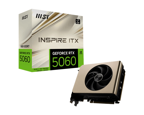 微星推出最小RTX 5060显卡：单风扇设计 长仅145mm！