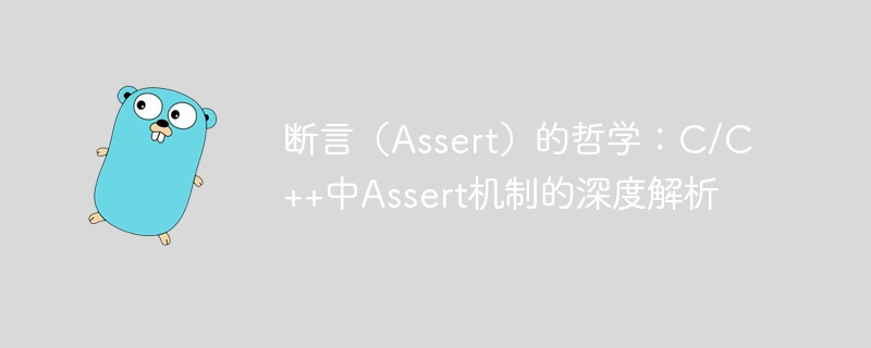 C/C++断言机制详解与应用
