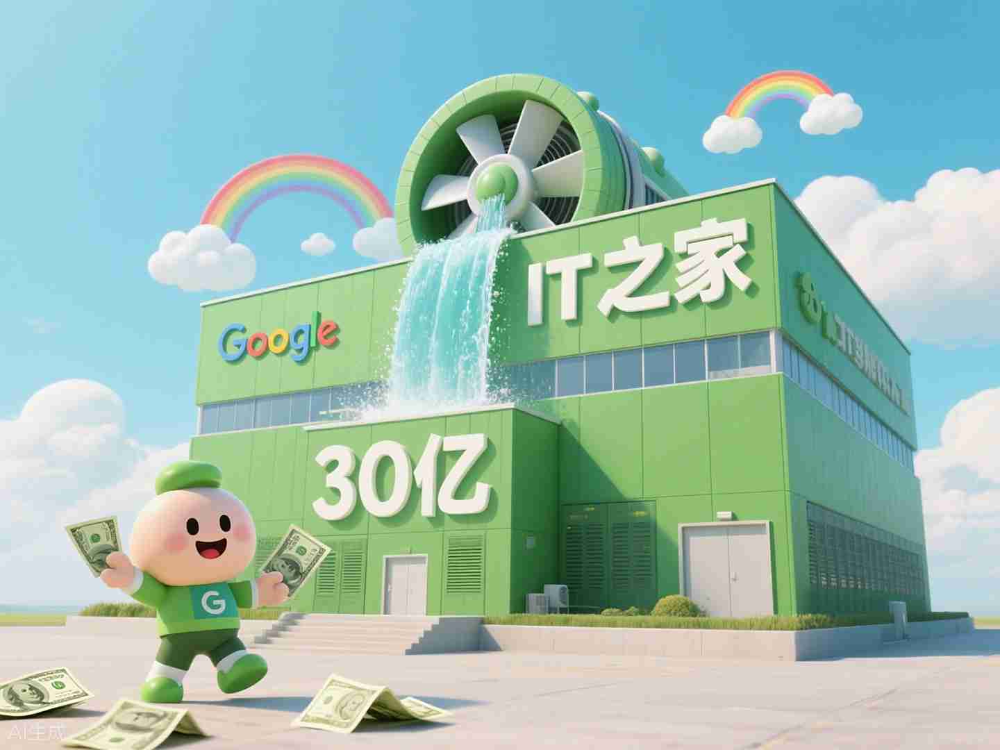 谷歌豪掷 30 亿美元采购水电，助力数据中心扩张与可持续发展