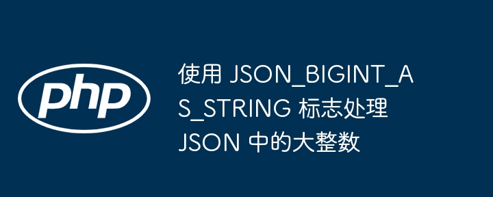 JSON大整数处理技巧：使用JSON_BIGINT_AS_STRING