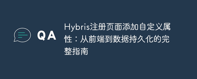 Hybris注册页面添加自定义属性：从前端到数据持久化的完整指南
