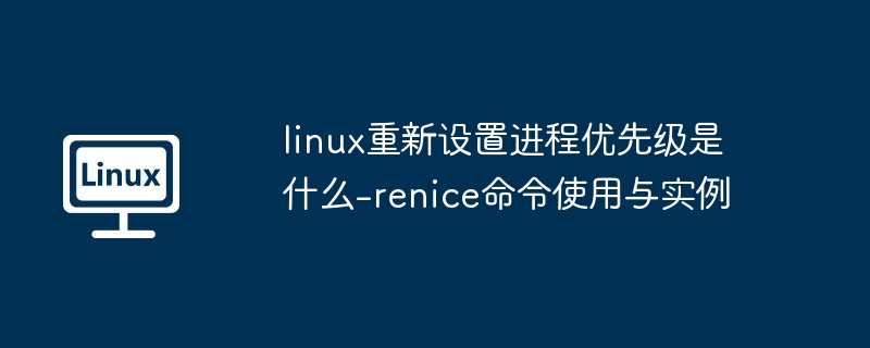 Linuxrenice命令使用教程与实例解析