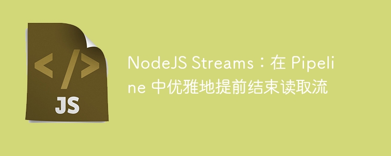 NodeJS流：Pipeline优雅结束方法