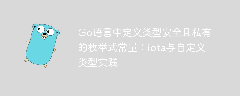 IOTA自定义类型实现安全枚举方法