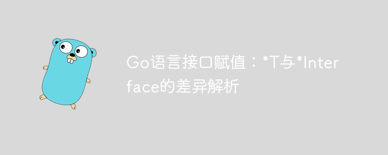 *T与*Interface区别全解析