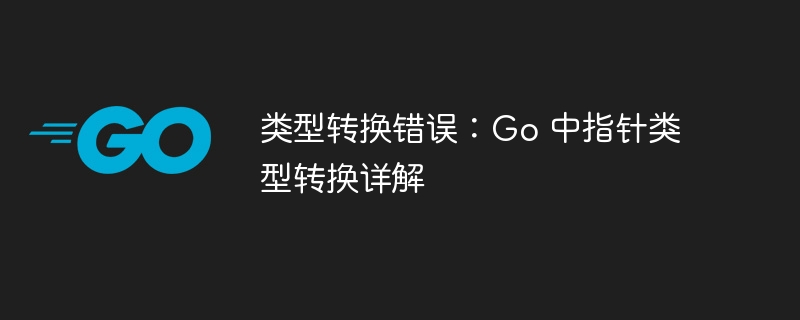 Go语言指针类型转换详解