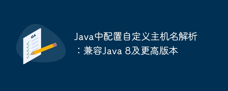 Java自定义主机名解析设置方法