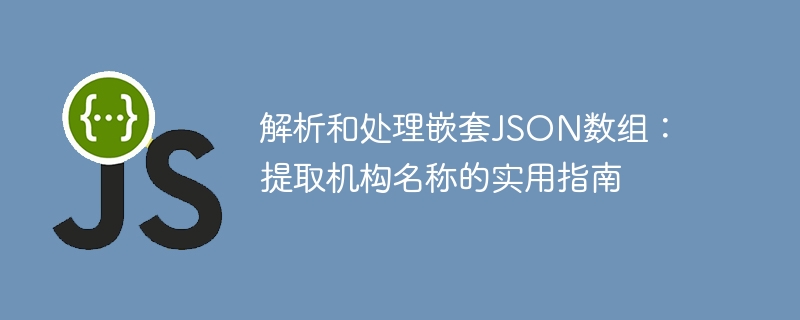 解析和处理嵌套JSON数组：提取机构名称的实用指南