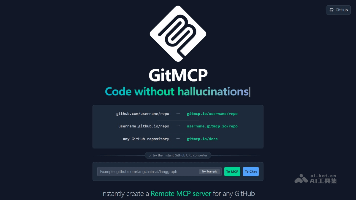 GitMCP开源，GitHub变实时文档中心