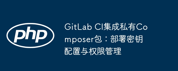 GitLabCI配置私有Composer包指南