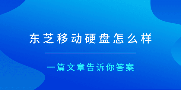 东芝移动硬盘测评：性能与耐用性分析