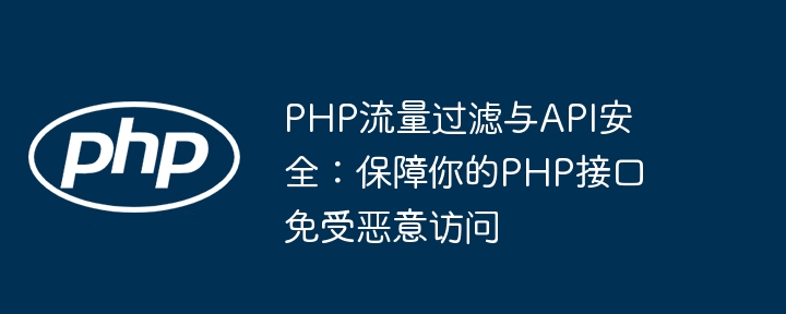 PHP接口安全：流量过滤与API防护技巧
