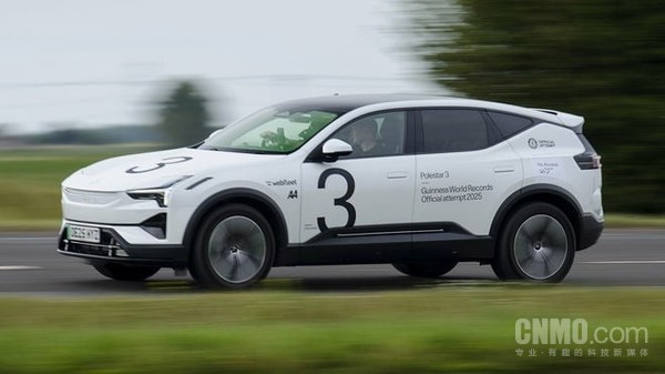 极星Polestar3刷新电动SUV续航纪录