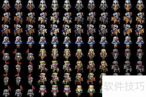 RPG Maker VA用XP 4x4行走图教程