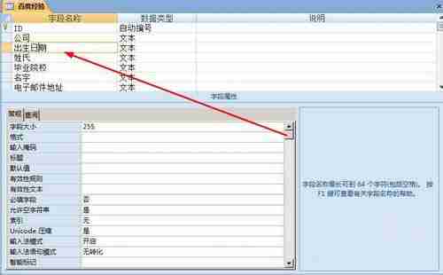 access单元格如何设置输入掩码格式