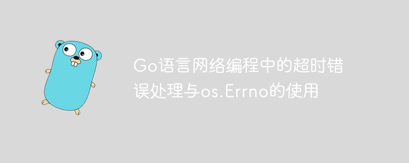 Go语言超时处理与os.Errno使用技巧