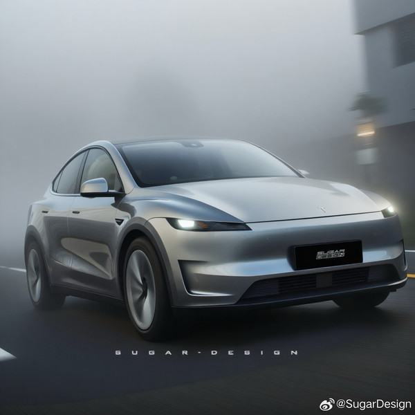 廉价版ModelY外观曝光，或15万起售