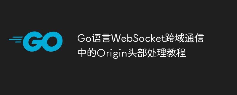 Go语言WebSocket跨域Origin解决教程