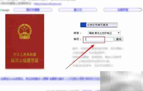 土地证编号查询方法