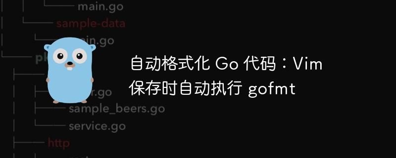 自动格式化 Go 代码：Vim 保存时自动执行 gofmt