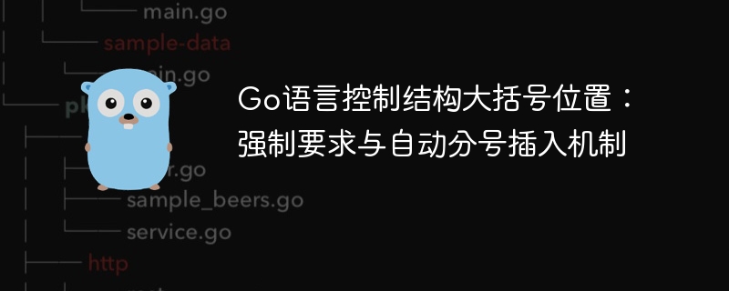 Go语言大括号位置与分号使用详解