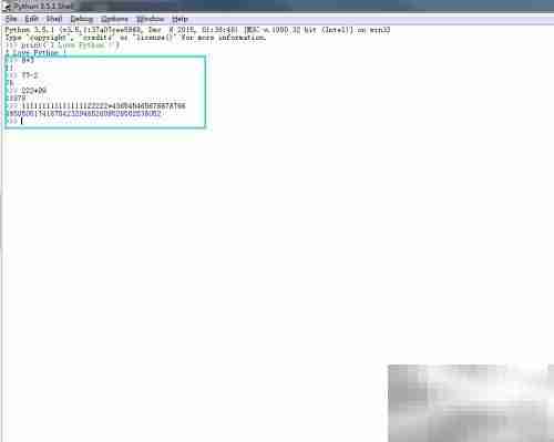 Python DLE打印输出