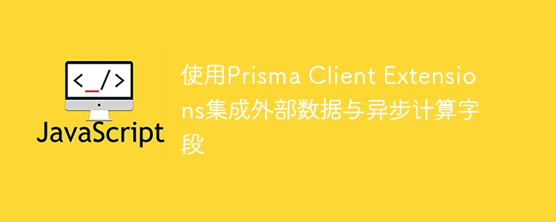 PrismaClientExtensions集成外部数据与异步字段