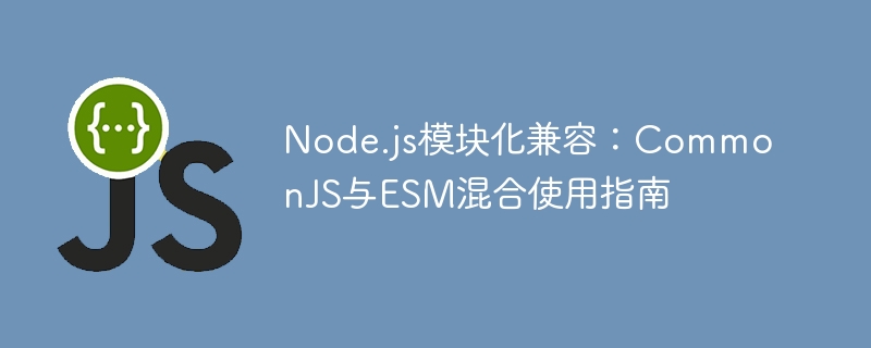 Node.js模块化兼容:CommonJS与ESM混合使用指南