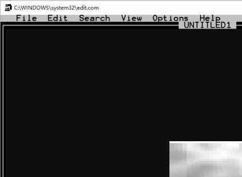 用edit命令创建bat文件