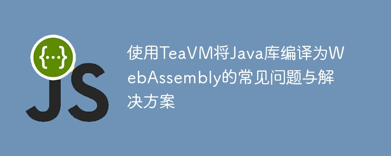 TeaVM编译Java到Wasm常见问题解析