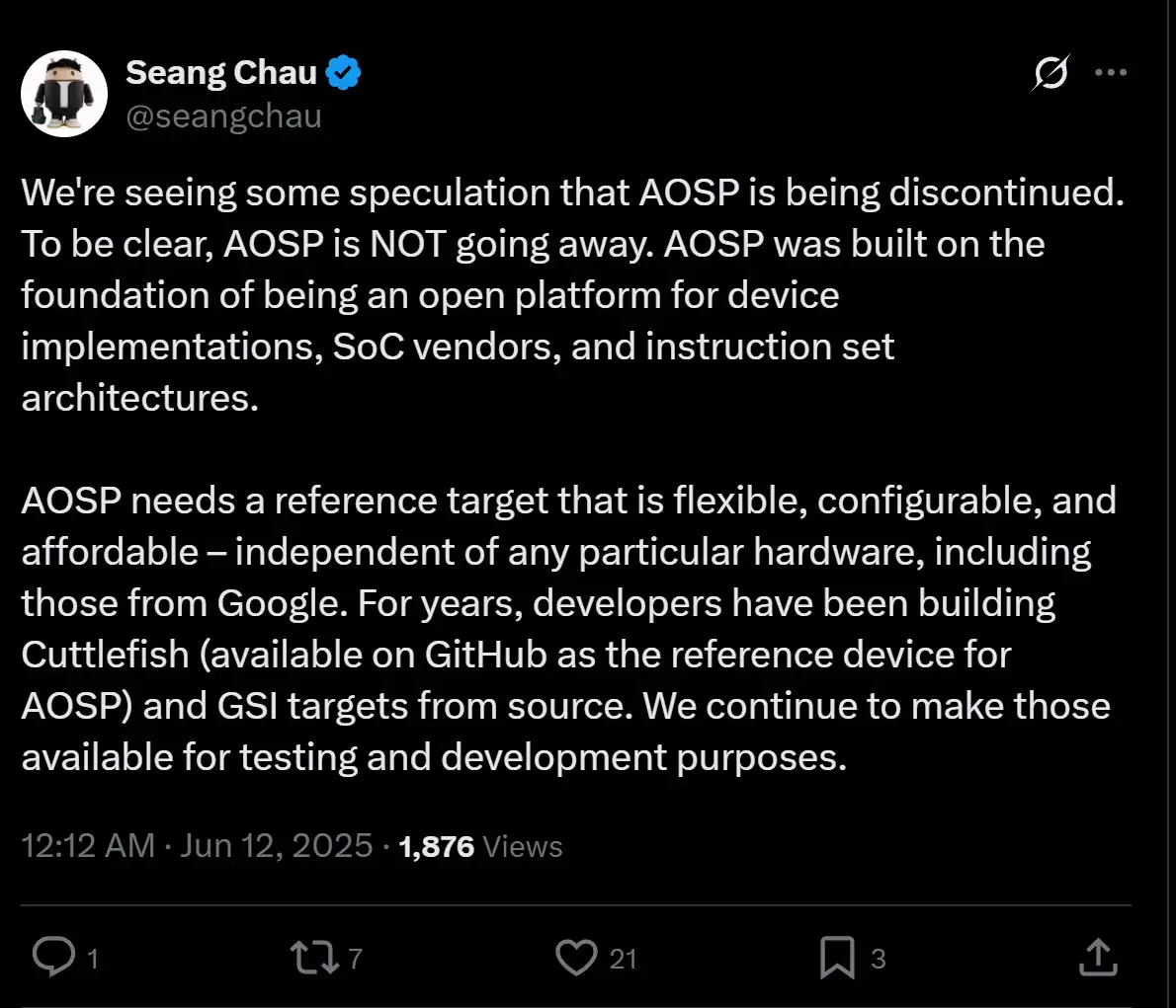 谷歌延迟发布Android16源代码引热议