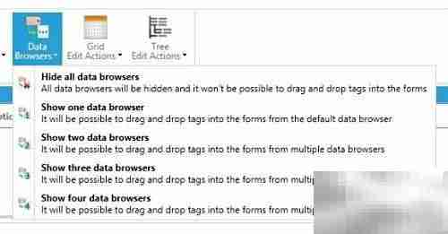 GraphWorX64拖放数据浏览