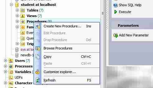 Maestro创建存储过程指南