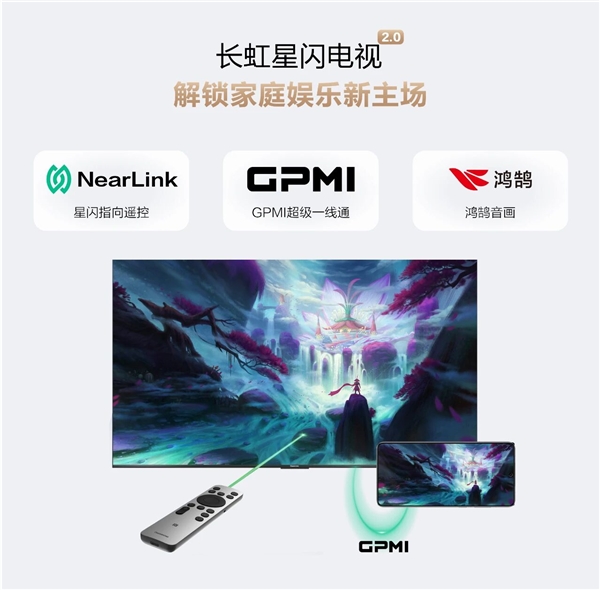 长虹星闪电视2.0：4K与供电一线解决