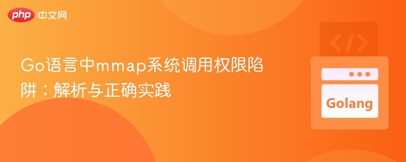 Go语言中mmap系统调用权限陷阱：解析与正确实践
