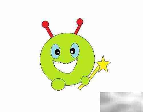 可爱小精灵手绘教程