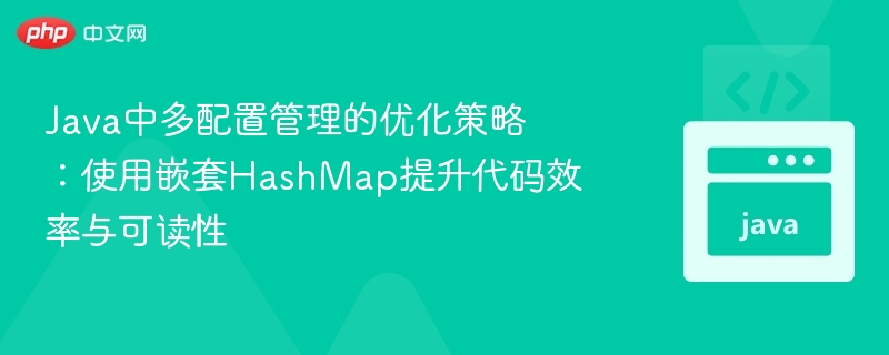 Java多配置管理：嵌套HashMap提升效率与可读性