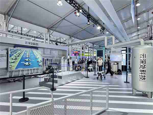 真实还原智能巡检场景!云深处科技产品矩阵亮相云栖大会