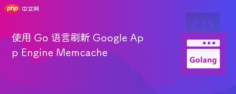 Go语言优化GoogleAppEngineMemcache方法