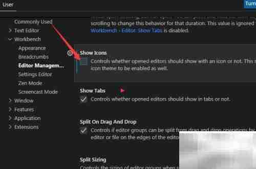VS Code关闭图标显示方法