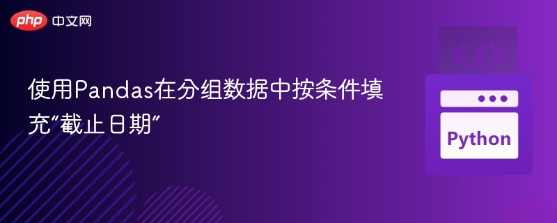 Pandas分组填充日期技巧分享
