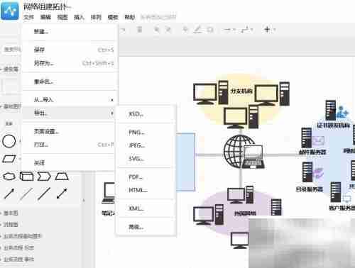 网络组建流程图模板