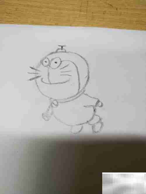 简笔画机器猫教程