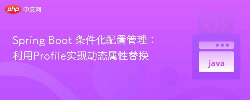 SpringBoot多环境配置管理技巧