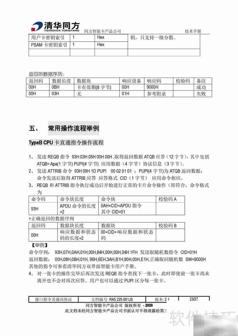 TF-RF102xT开发指南