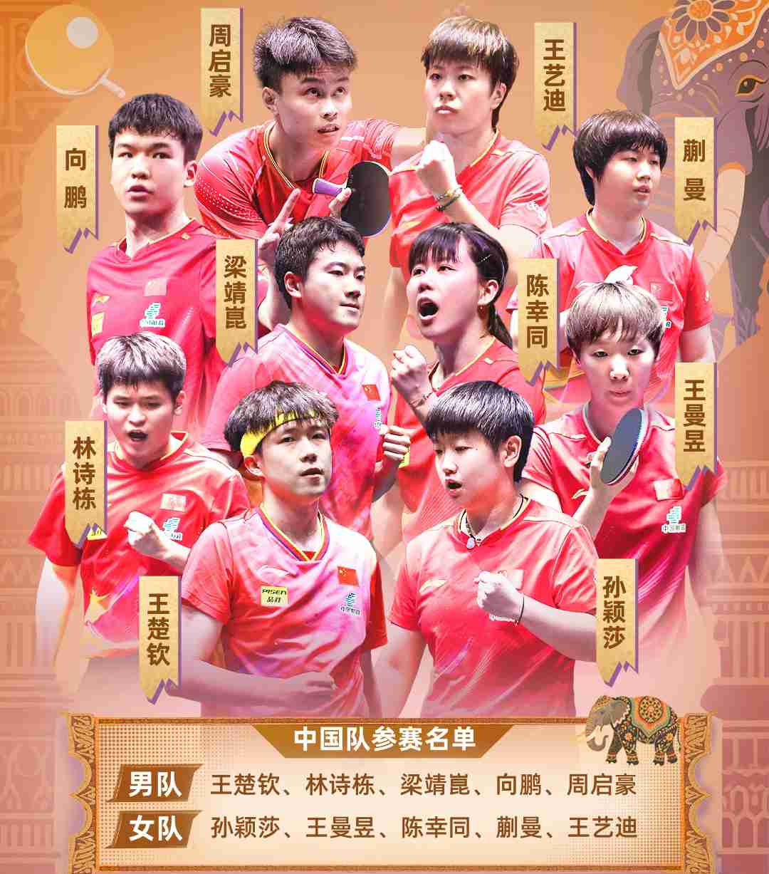 2025年亚洲乒乓球团体锦标赛赛程表+亚锦赛直播平台与观看指南