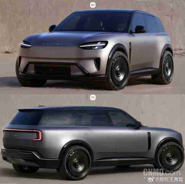 小米YU9新车渲染图曝光：悬浮式车顶设计+贯穿式尾灯